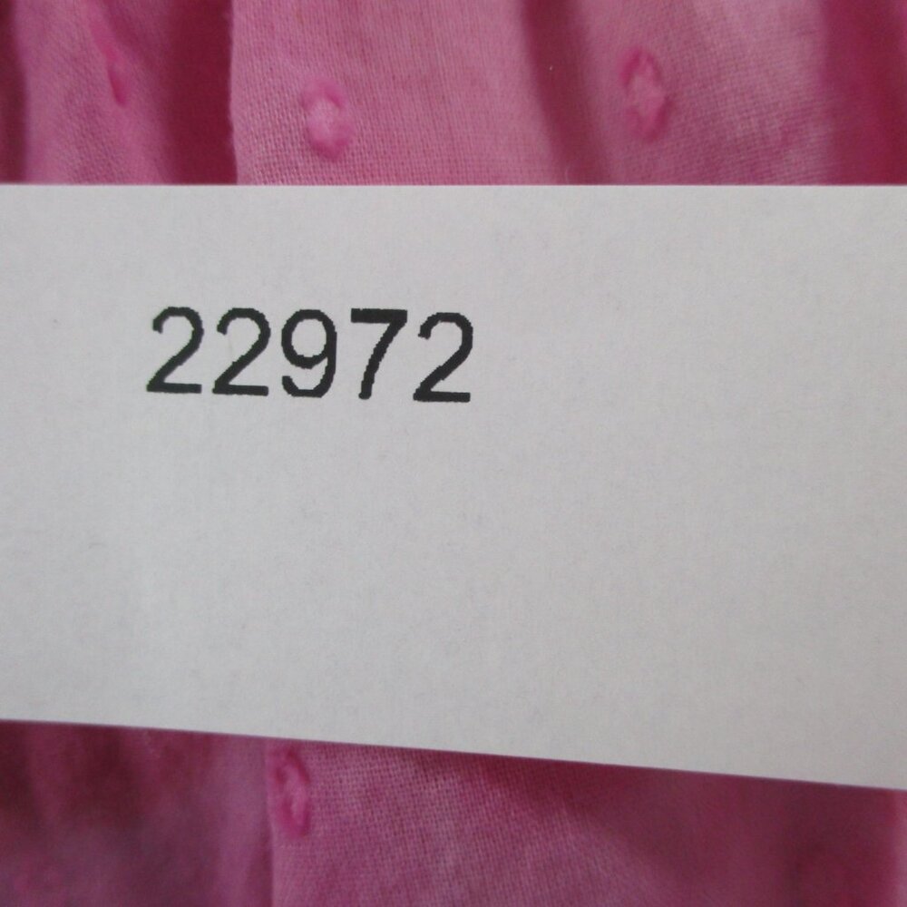 EUC LoveShackFancy Mini Dress Womens Medium Bordeaux Pink Hand Dye - Picture 11 of 11